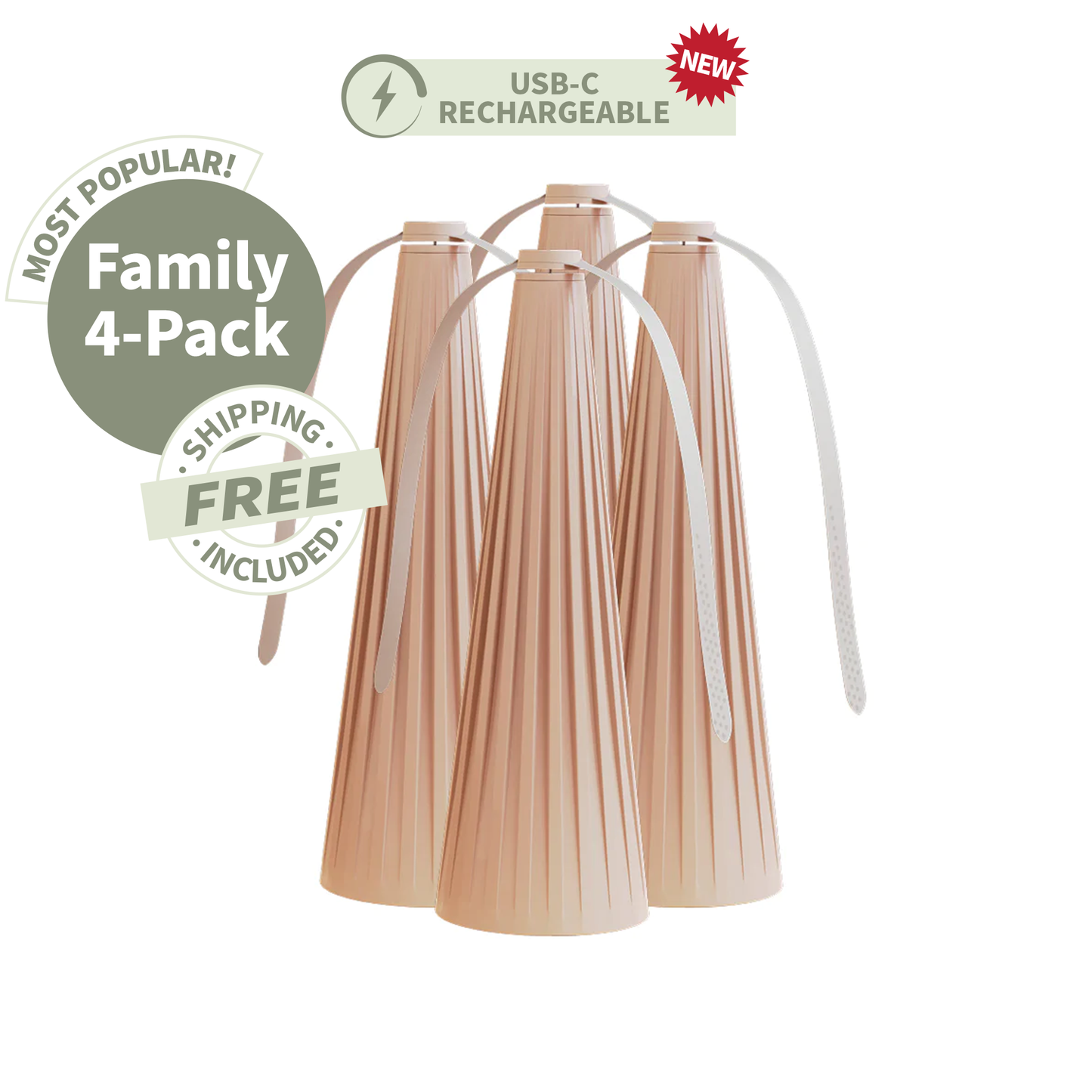 
                  
                    ShooAway Bamboo - Rechargeable - Family 4-Pack
                  
                