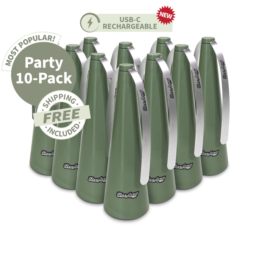 ShooAway Eco - Rechargeable - Party 10-Pack (Sage Green)