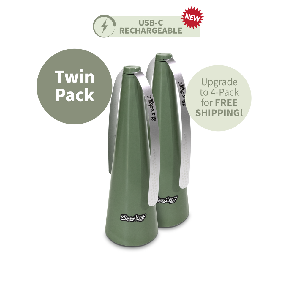 ShooAway Eco - Rechargeable - Twin Pack (Sage Green)