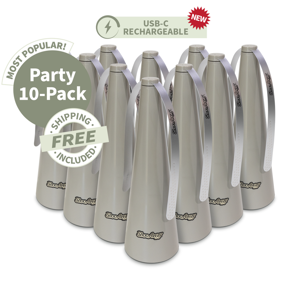ShooAway Eco - Rechargeable - Party 10-Pack (Smoky Taupe)