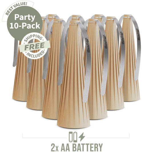 ShooAway - Bamboo Fluted - Party 10-Pack (Natural)